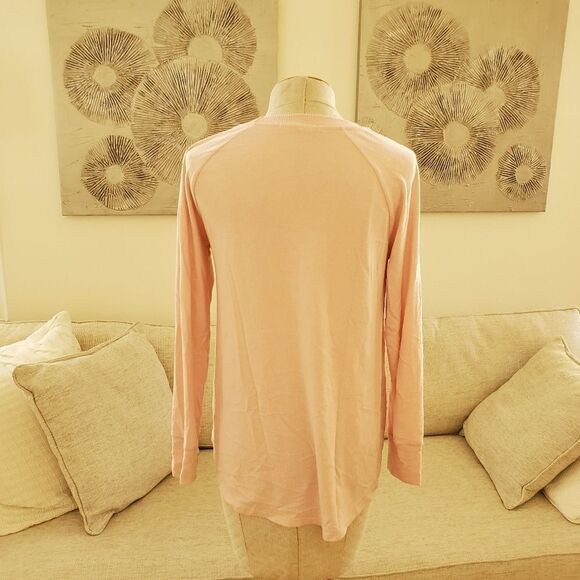 Gibson Tie Front Cozy Fleece Pullover Sz Small - Picture 5 of 8